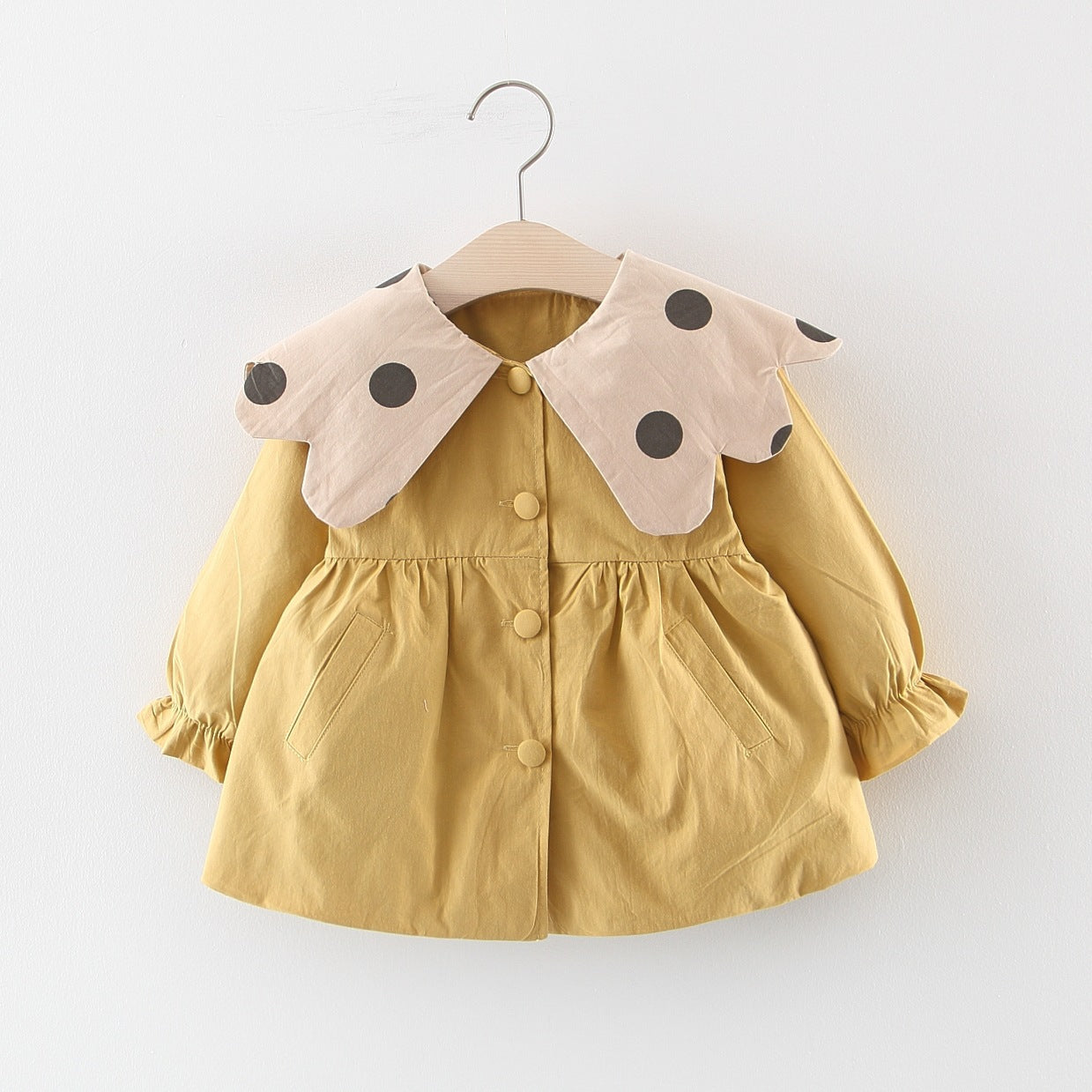 Girl's coat foreign style girl windbreaker