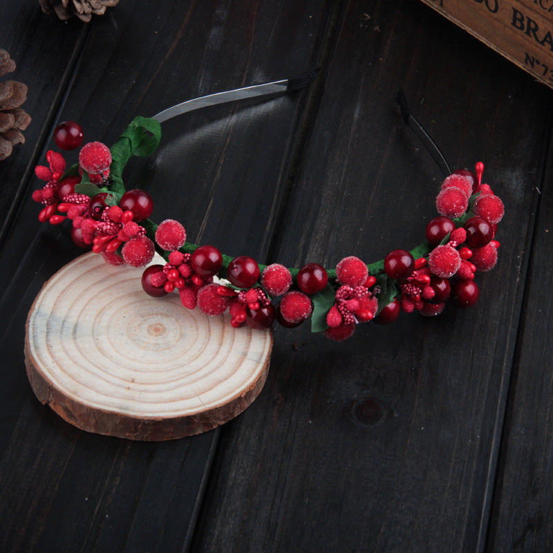 Glass Beads Garland Travel Photo Headwear