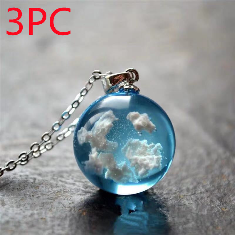 Baiyun necklace resin time gemstone clavicle chain