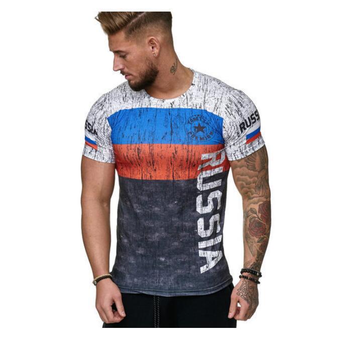 European and American fashion trend printed T-shirt