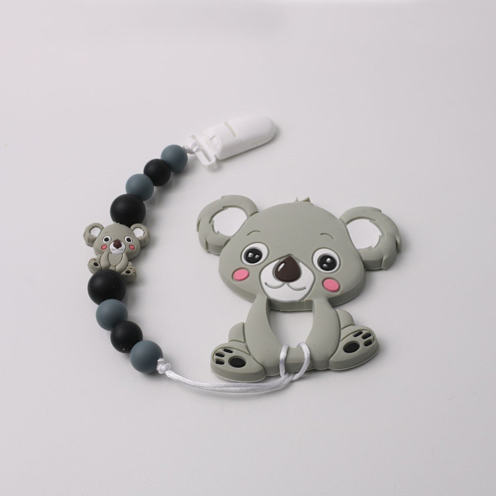 Silicone Koala Anti-chain Teether Set