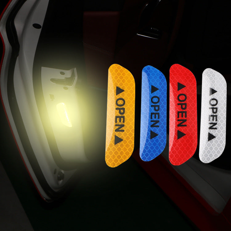 Safety reflective warning strip stickers