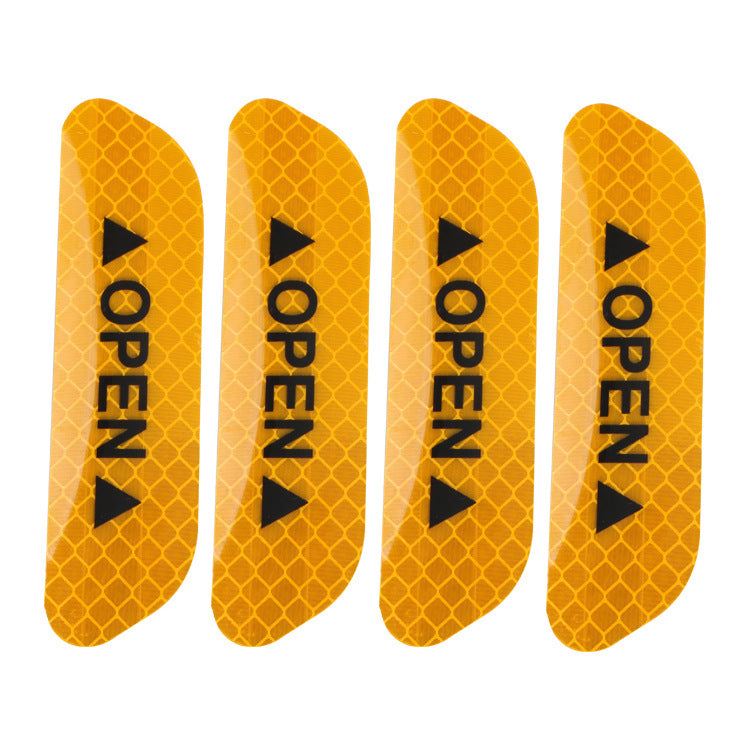 Safety reflective warning strip stickers