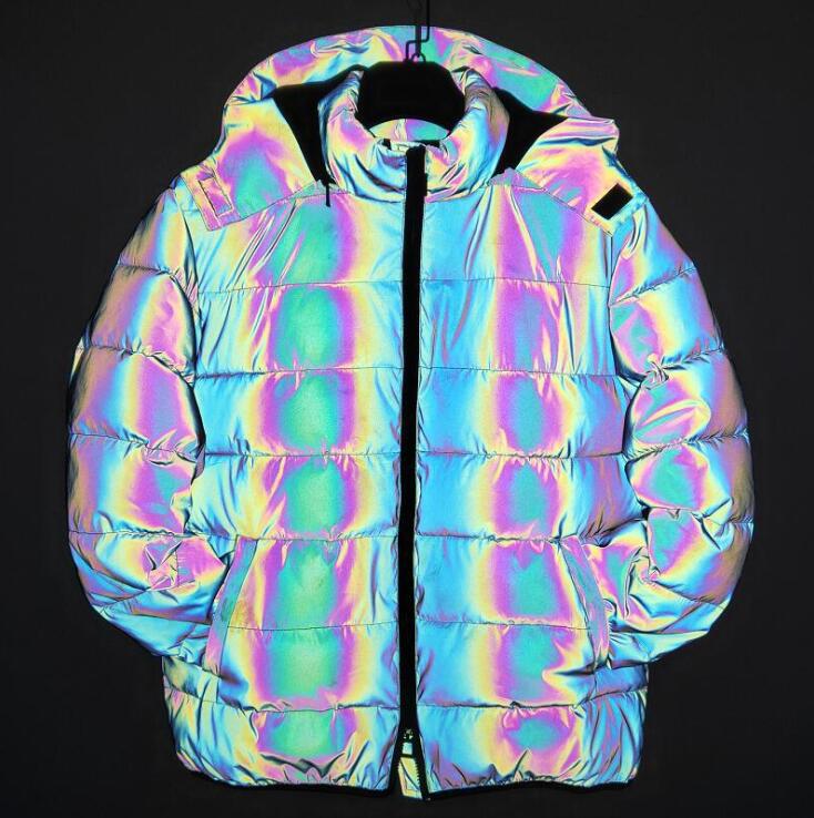 Rainbow reflection winter jacket