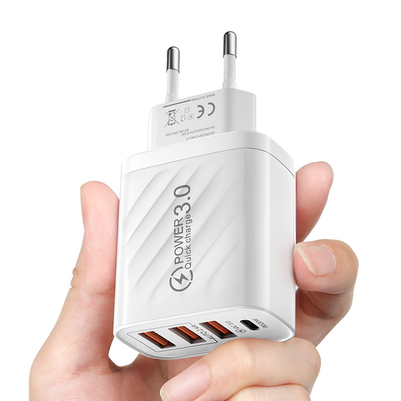 UK Regulation Pd 3usb Multi-port Charger Head