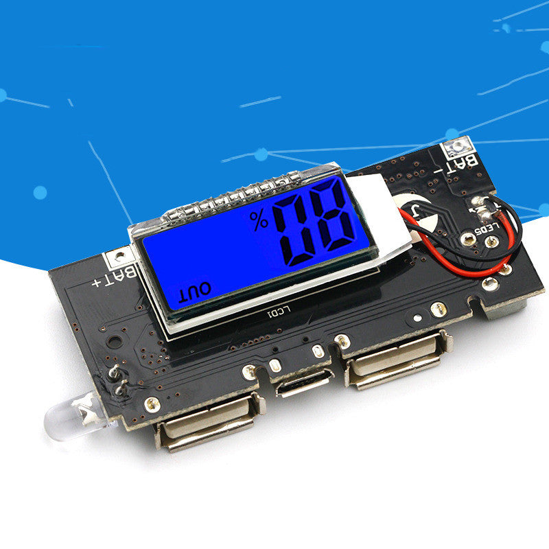 Lithium Battery Digital Display Dual USB Circuit Board