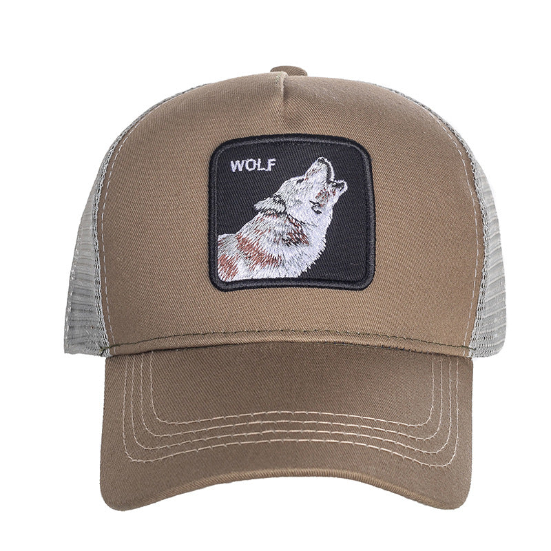 Animal Shape Embroidery Baseball Hat Fashion Personality Hip Hop