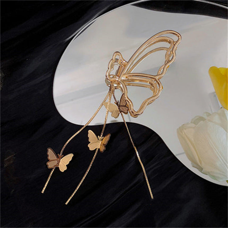 Korean Style Temperament Metal Clip Butterfly Women