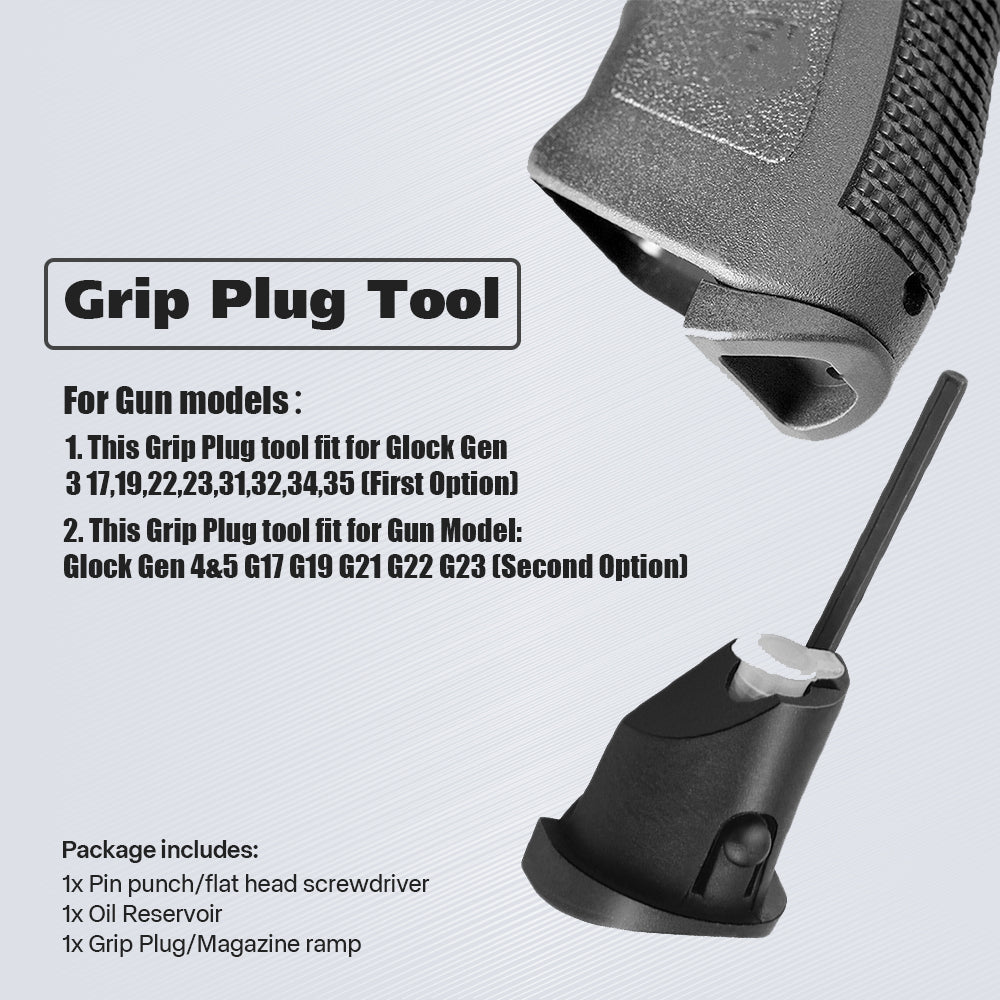 Handle Grip Plug Tool With Oil Bottle