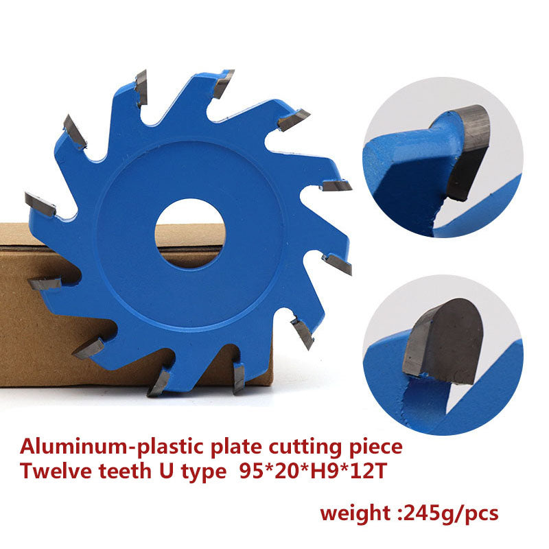 Round Bottom Knife, Slotted Alloy Saw Blade, Aluminum-plastic Panel Cutting Blade