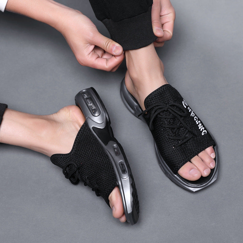 breathable men's  outdoor shock absorption sandals