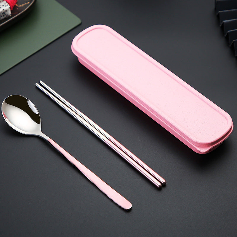 Stainless Steel Portable Tableware Korean Style