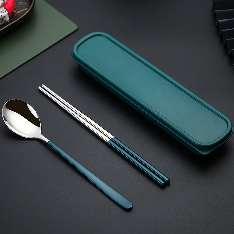 Stainless Steel Portable Tableware Korean Style