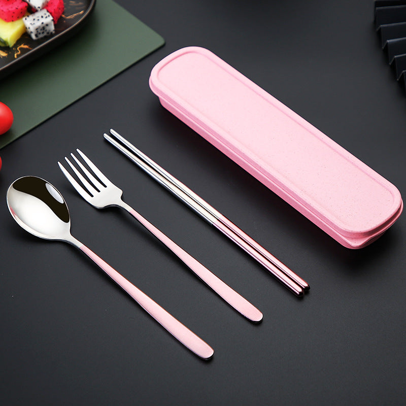 Stainless Steel Portable Tableware Korean Style