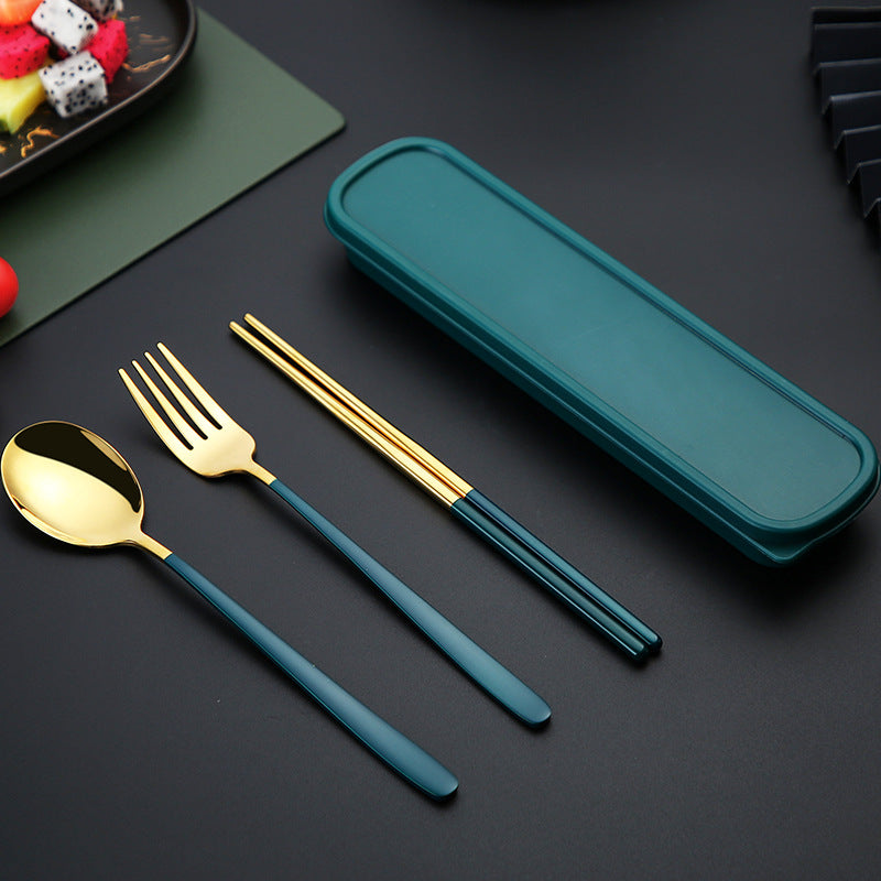 Stainless Steel Portable Tableware Korean Style