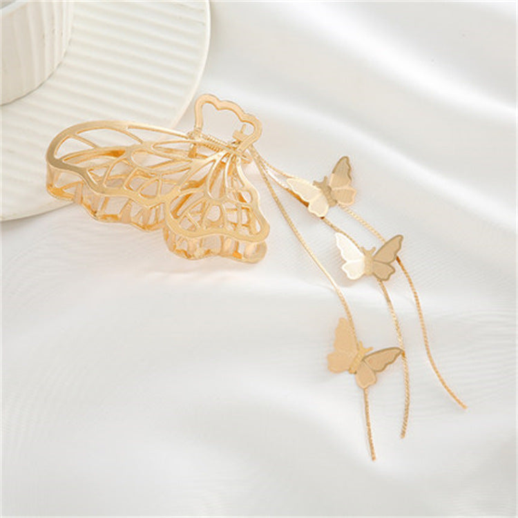 Korean Style Temperament Metal Clip Butterfly Women