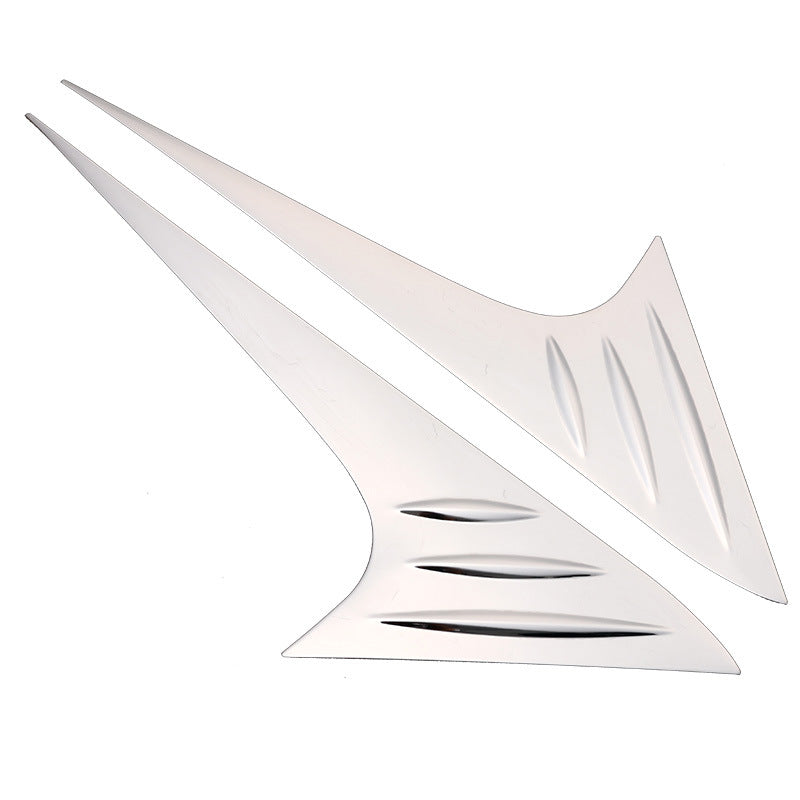 Modified Rear Windsheild Special Modified Car Window, Rear Glass C-pillar Bright Strip Rear Tri ...
