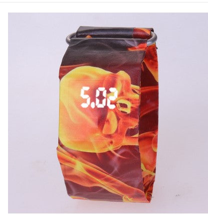 Fashion creative smart tear-resistant waterproof paper watch