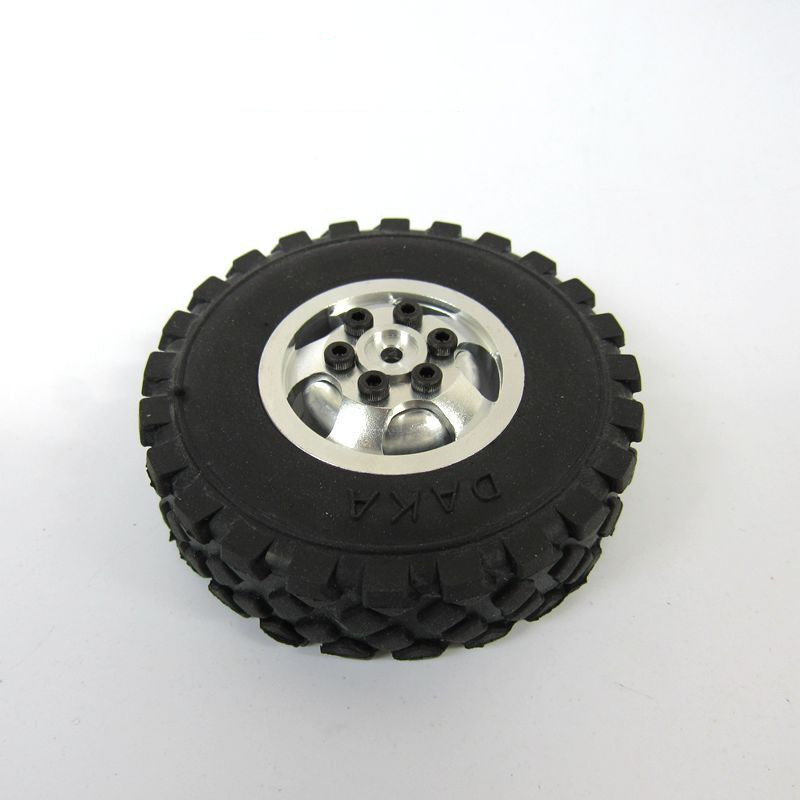 Toy Car With Moderate Hard And Soft Tire Skin And Gravel Tire Modification Parts