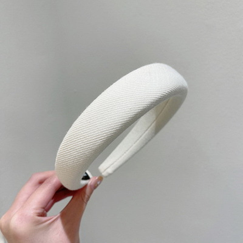 Wide-brimmed Sponge Headband High Cranial Crest Niche Pressure Hair