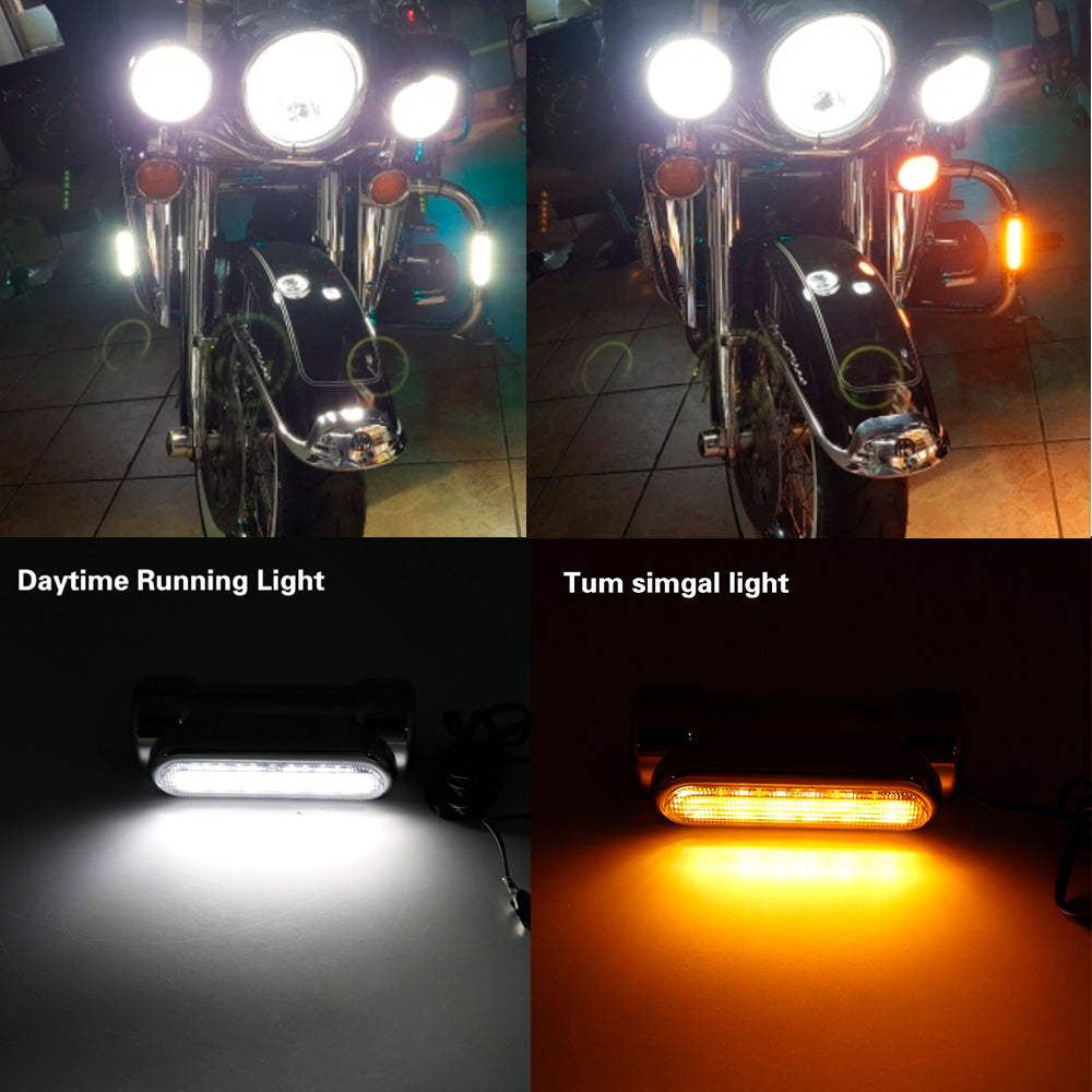 Motorcycle Retro Retrofit LED Aluminum Alloy Turn Light