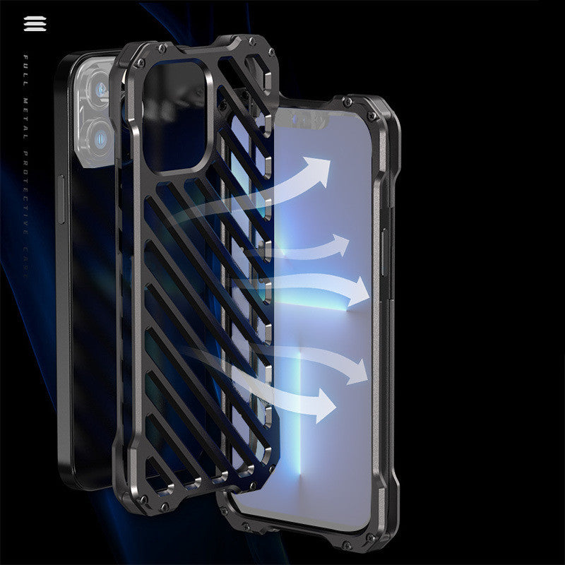 Thermal Protective Cover Personalized Aluminum Alloy Phone Case