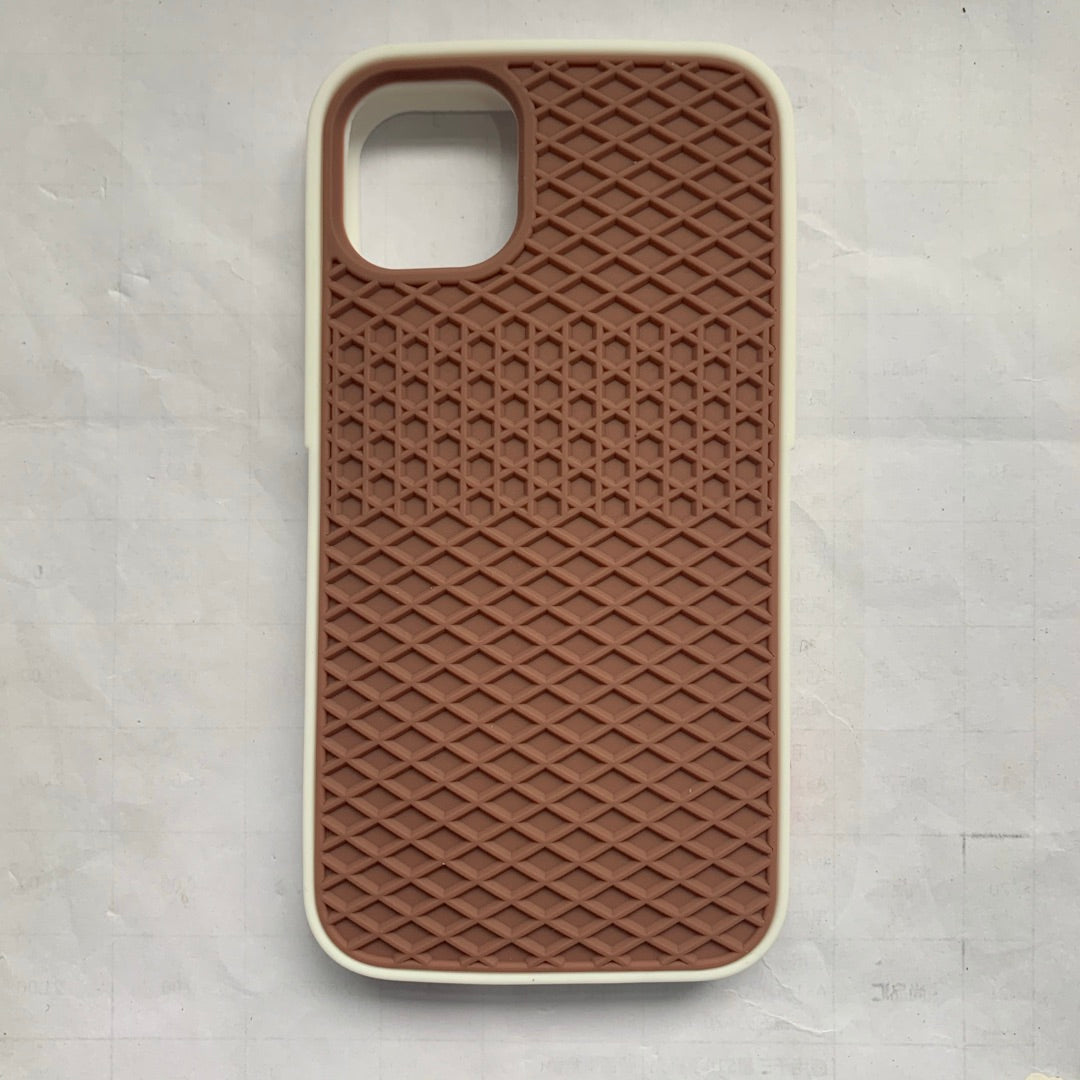 Waffle sole silicone phone case