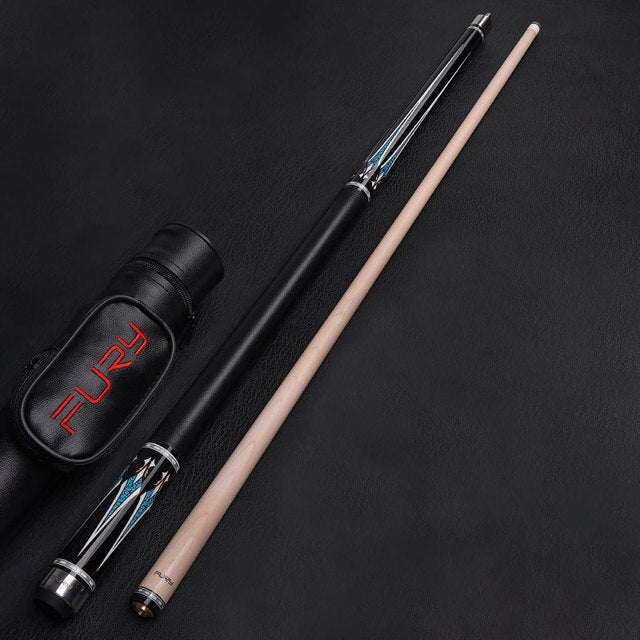 2020 NEW Arrival FURY Pool Cue AWP Series American Maple Shaft Ocean Blue Decal Linen Wrap 58'' High Quality Taco De Billar