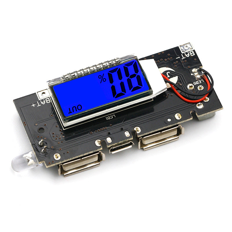 Lithium Battery Digital Display Dual USB Circuit Board