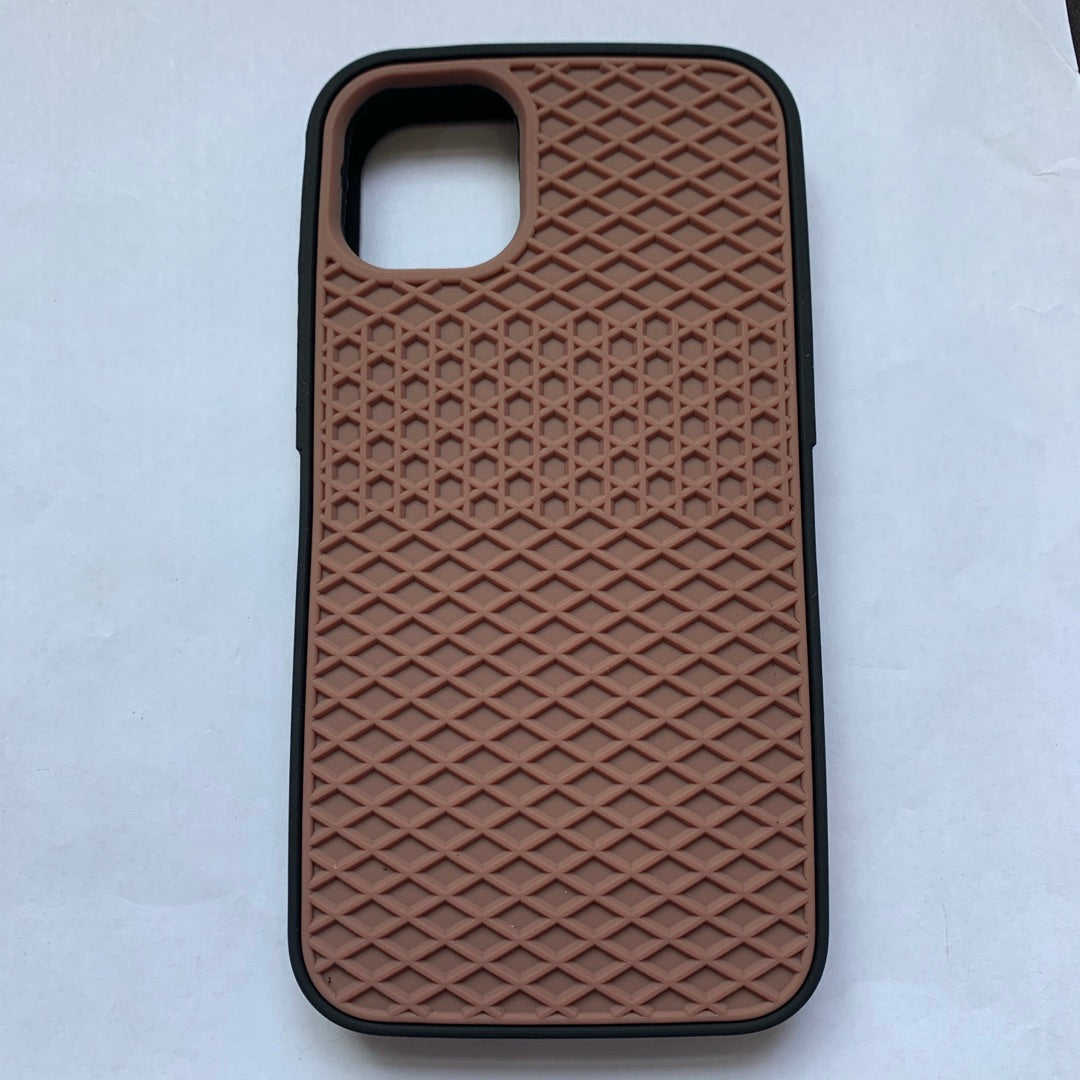 Waffle sole silicone phone case