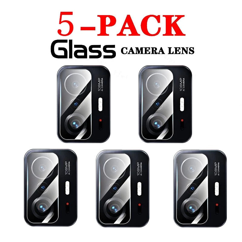 5PCS Tempered Glass for Xiaomi Mi 11T Pro Mi 11tPro 5G Screen Protector Camera Lens Film on The for Xiaomi Mi 11 T 10t Lite Glas