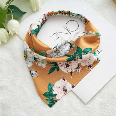 Stretch Big Flower Elasticated Headband Girl