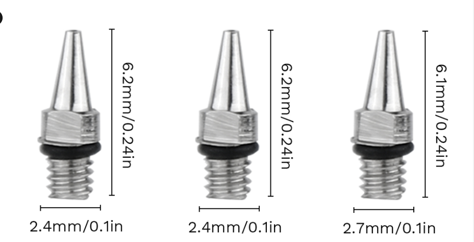 Pen  Nozzle Air Inlet Gun Caliber