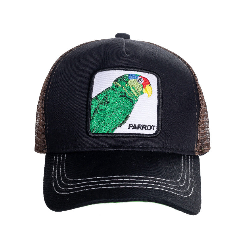 Animal Shape Embroidery Baseball Hat Fashion Personality Hip Hop