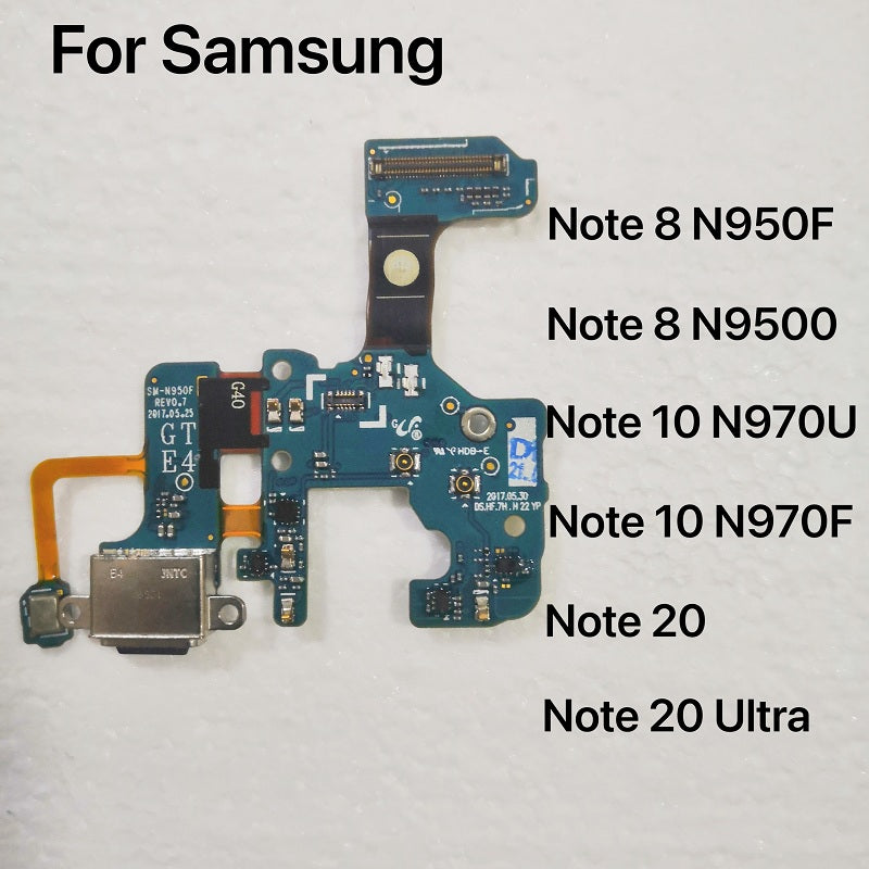 Note 8 N950F USB Charging Port Tail Plug Board