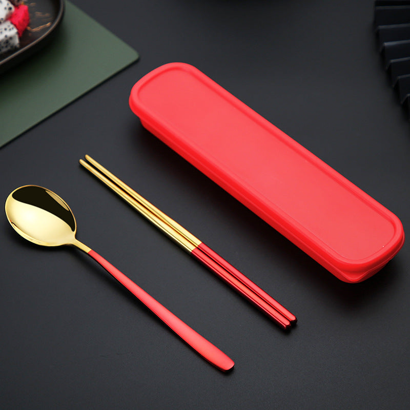 Stainless Steel Portable Tableware Korean Style