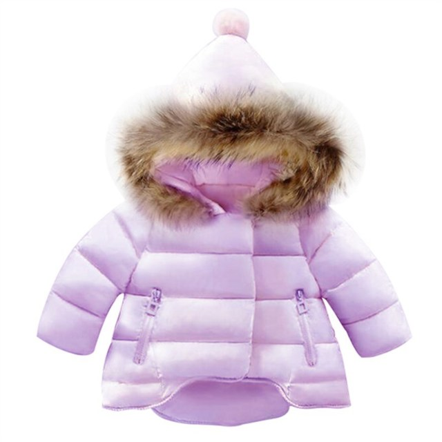 Girls padded jacket padded down jacket