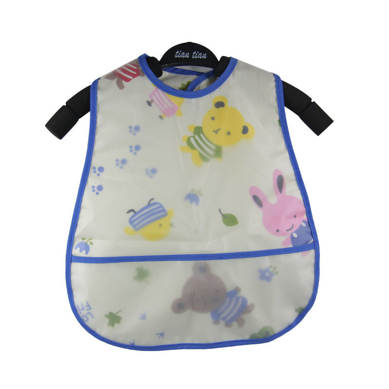 Baby eating bib girl baby waterproof children male painting apron