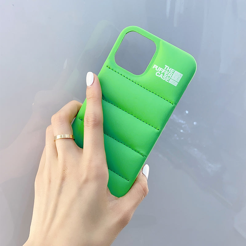 Green Drop Proof  Down Protective Phone Case