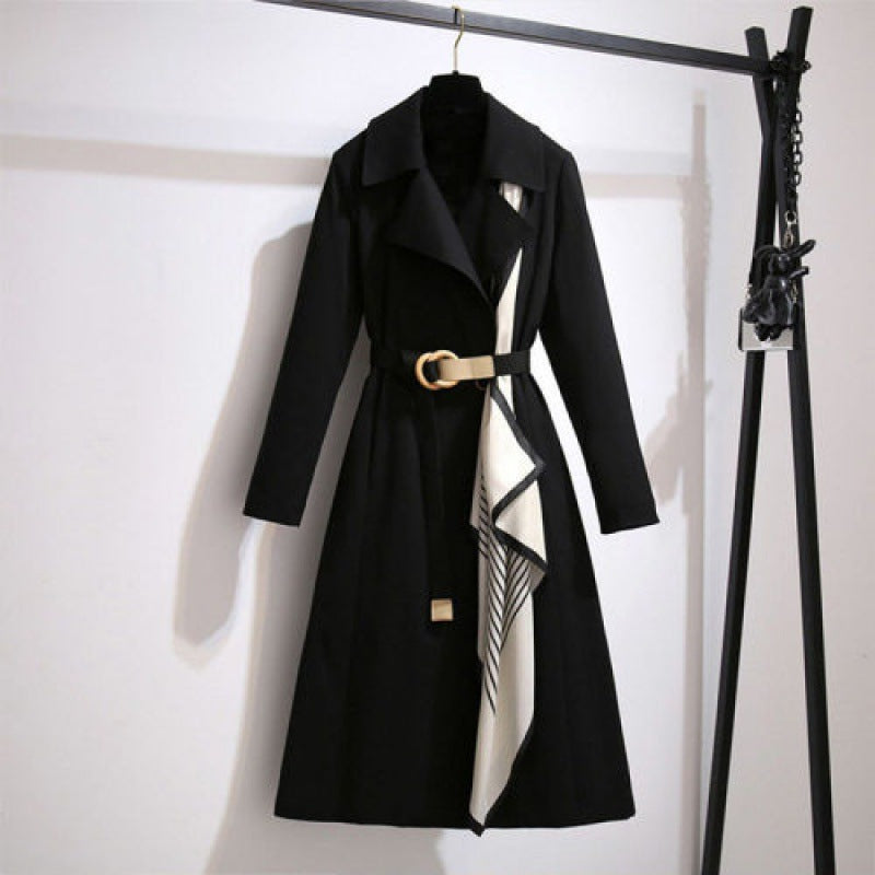 Spring and Autumn outfit windbreaker women in the long coat