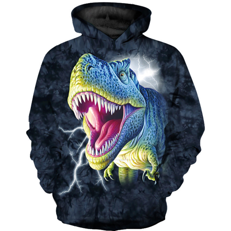 Children's Sweater Dinosaur Pattern 3D Digital Printing Top