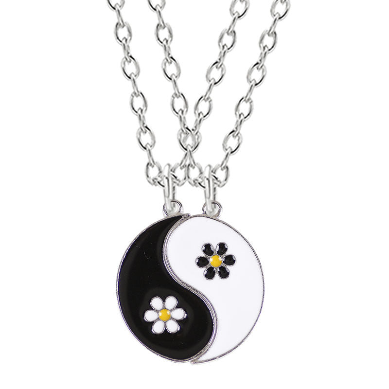 Tai Daisy Flower Splicing Men's And Women's Clavicle Chain