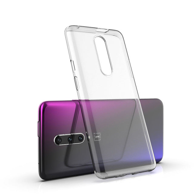 Oneplus 7Pro mobile phone case 7T anti-fall silicone 7TPro frosted protective cover 1+7 airbag transparent soft shell all-inclusive