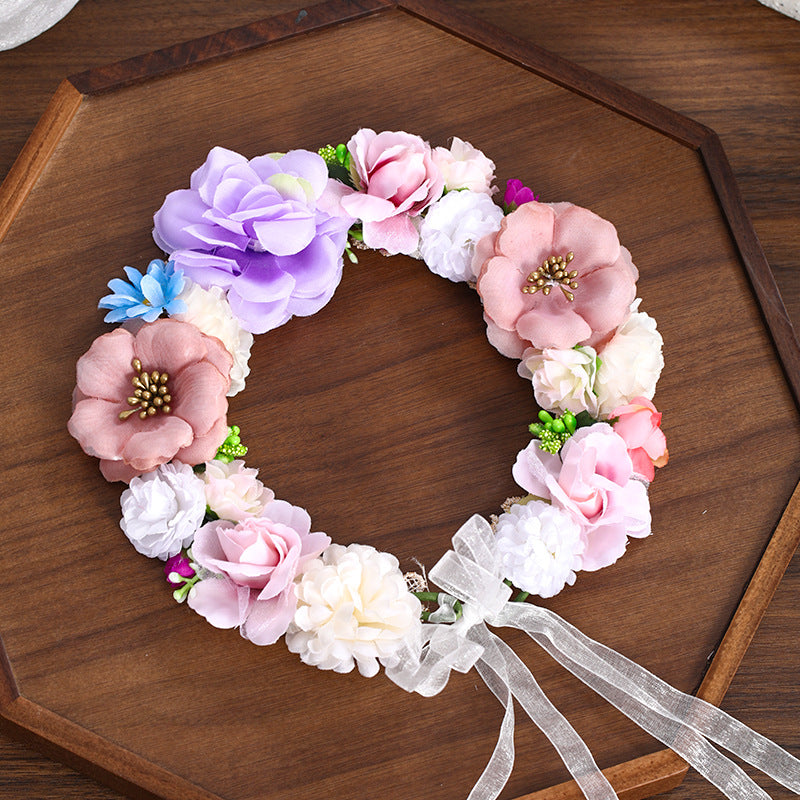 Bridal Wreath, Bridesmaid, Flower Headdress, Headband