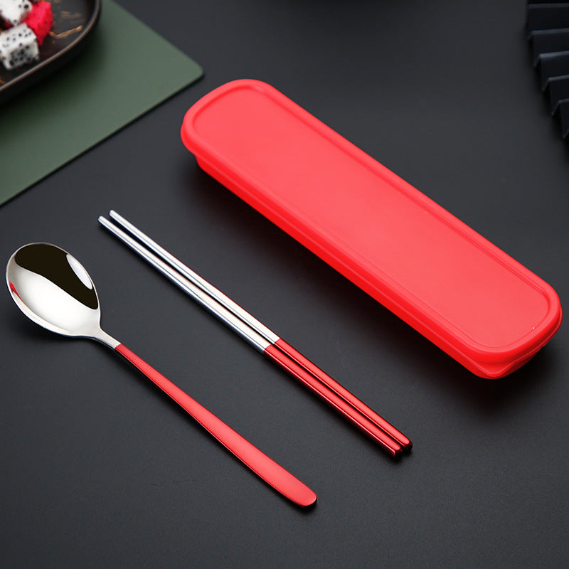 Stainless Steel Portable Tableware Korean Style