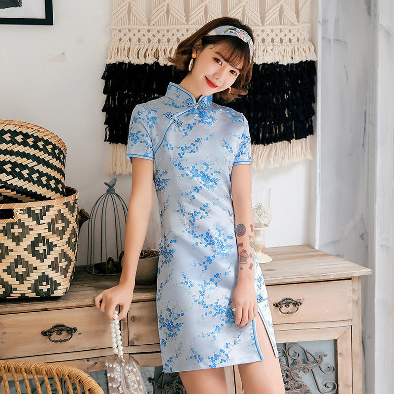 New summer daily Tang suit cheongsam dress