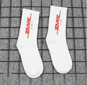 Popular logo hip-hop long tube cotton socks