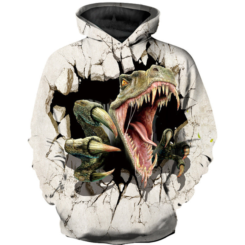 Children's Sweater Dinosaur Pattern 3D Digital Printing Top