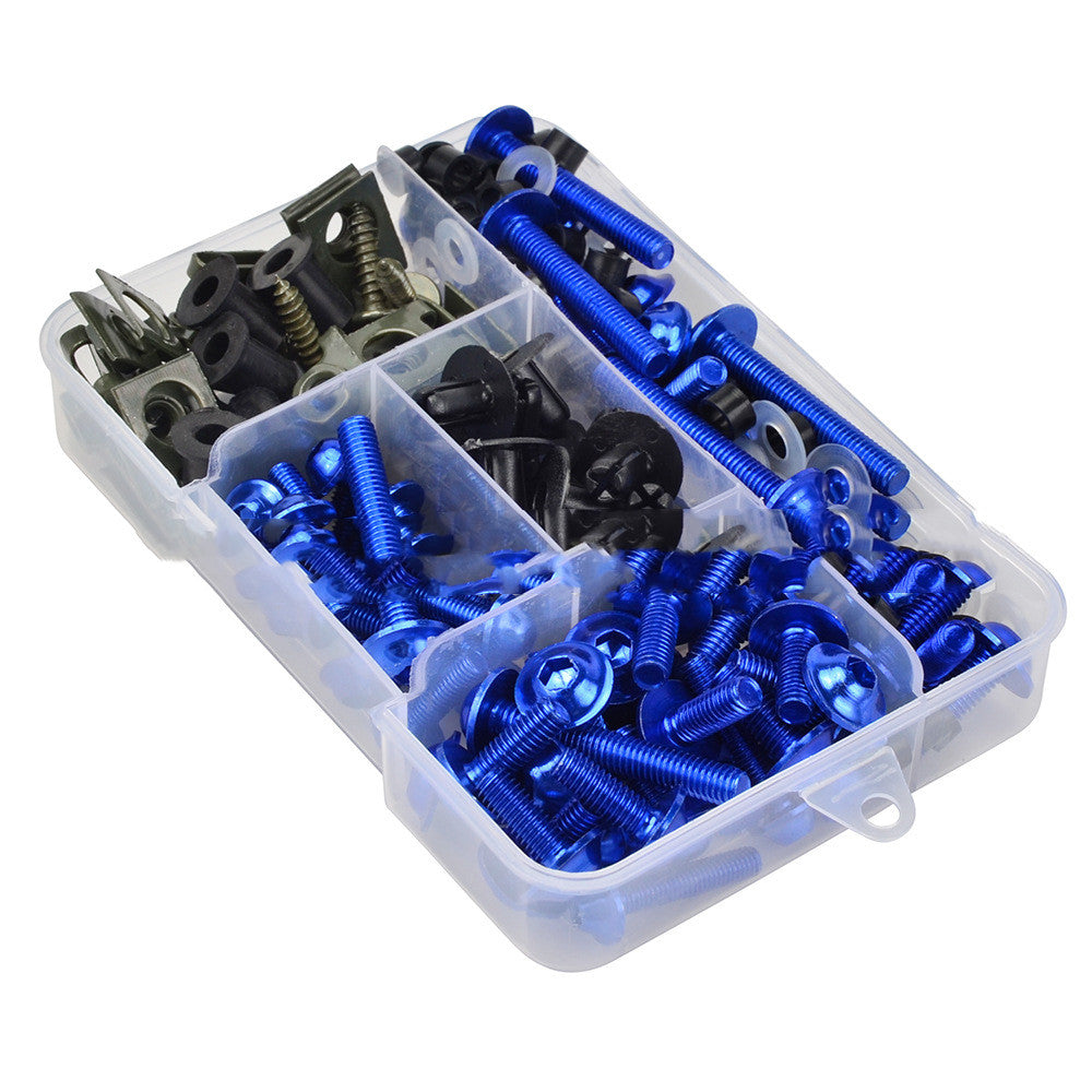 195pcs Motorcycle Fairing Windshield Modification Bolt Set