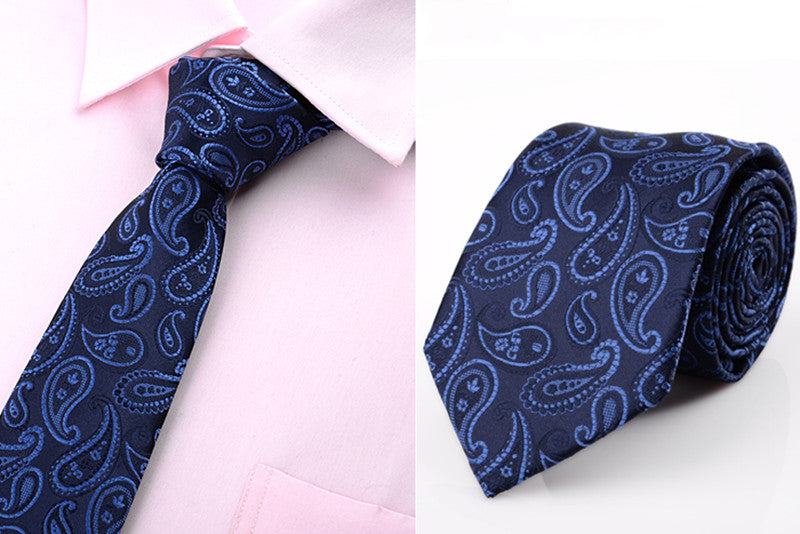 Men's Tie Three-Piece Suit Of New Cashew Flower Series Tie